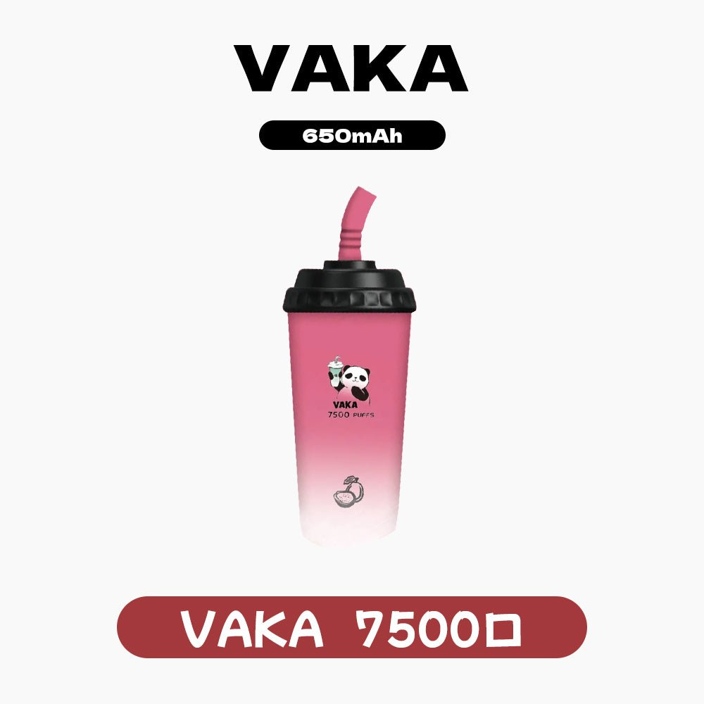 VAKA 奶茶杯 7500口拋棄式電子煙|15ml 巨量續航【台灣現貨】免運